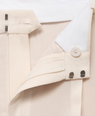 Women's Straight-Fit Suit Pants