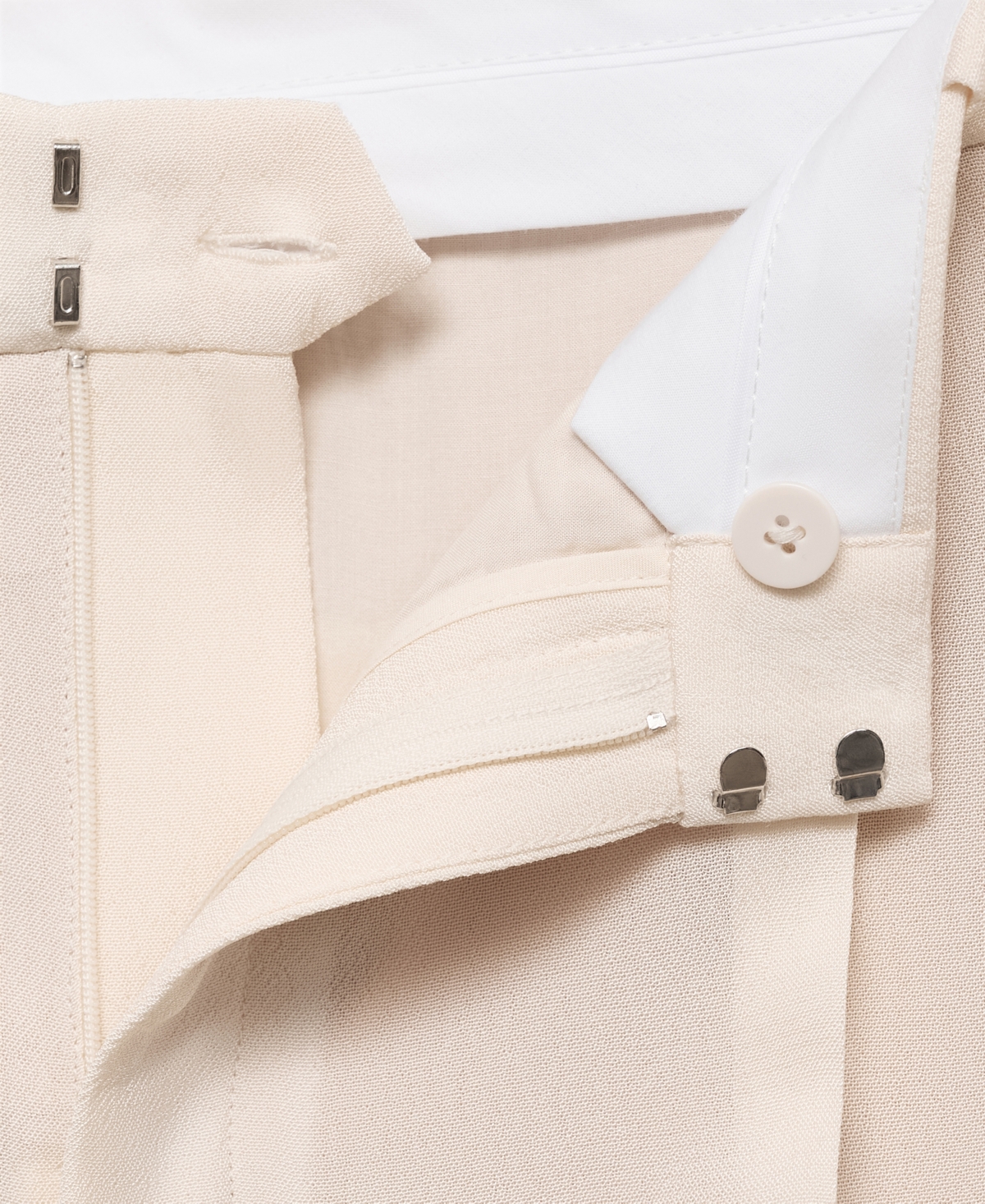 Mango Straight Leg Suit Pants In Pink