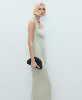 Women's Linen Halter Jumpsuit
