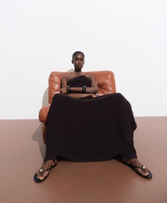 Women's Gathered Body Asymmetrical Dress