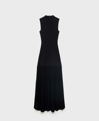 Women's Perkins Collar Combined Dress