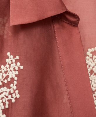 Women's Embroidered Lyocell Shirt