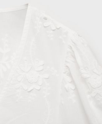 Women's Cotton Embroidered Blouse