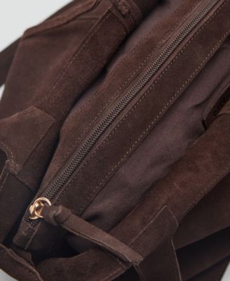 Women's Suede Shopper Bag