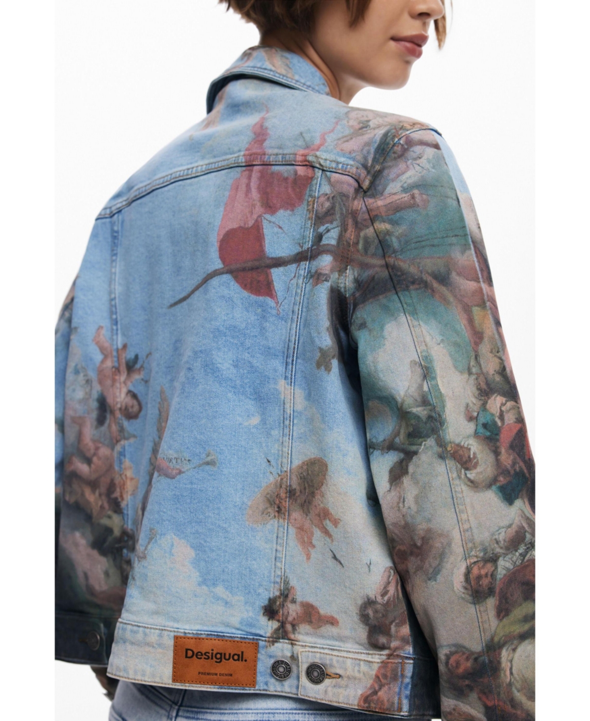 Desigual Women's Fresh Denim Jacket In Blue