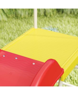 6ft Slide for Kids, Metal Freesding Playground Equipment,