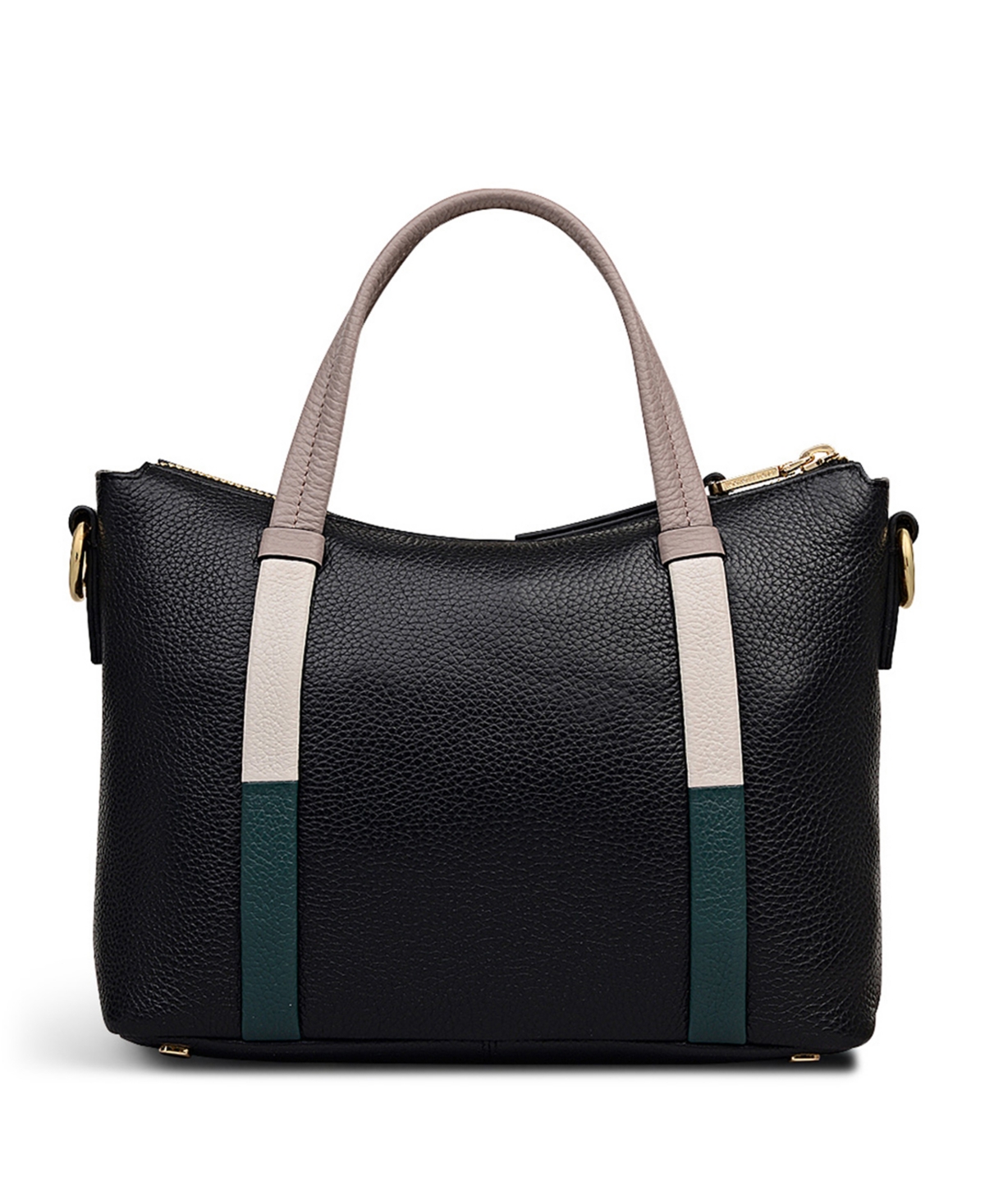 Radley London Waterloo Way Small Zip Top Satchel Bag In Black