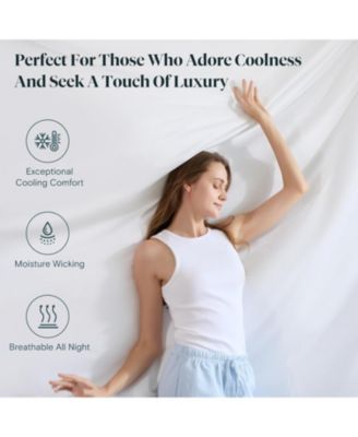 4-Pc Rayon from Bamboo Sheet Set – Cooling & Soft Luxury, Queen