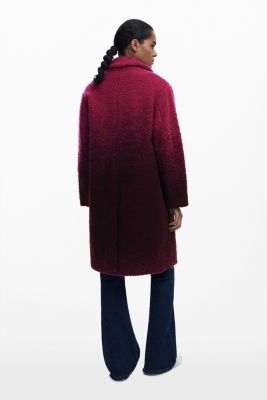 Women's Gradient boucle coat