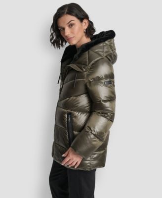 Women's Shine Hooded Puffer Coat