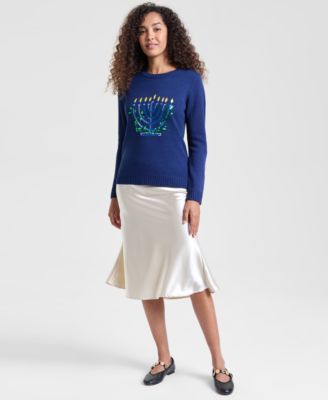 Women's Menorah Graphic Sweater