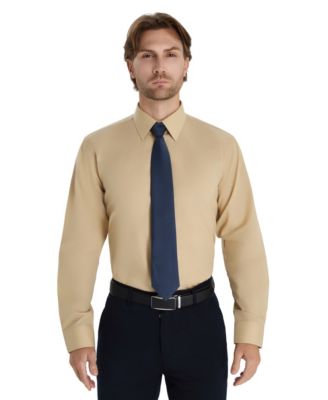 Men's Regular Fit Solid Dress Shirt, Macy's Exclusive