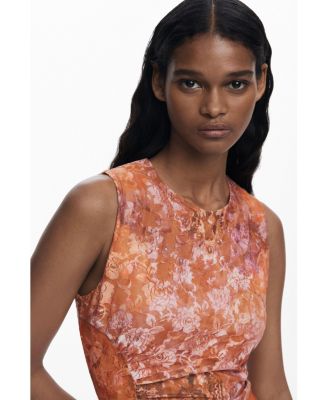 Women's Floral draped dress