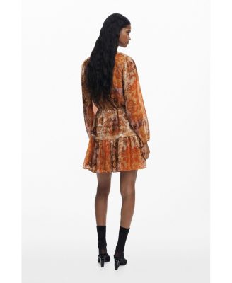 Women's Boho Paisley Dress