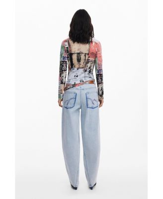 Women's Jeans with buttons