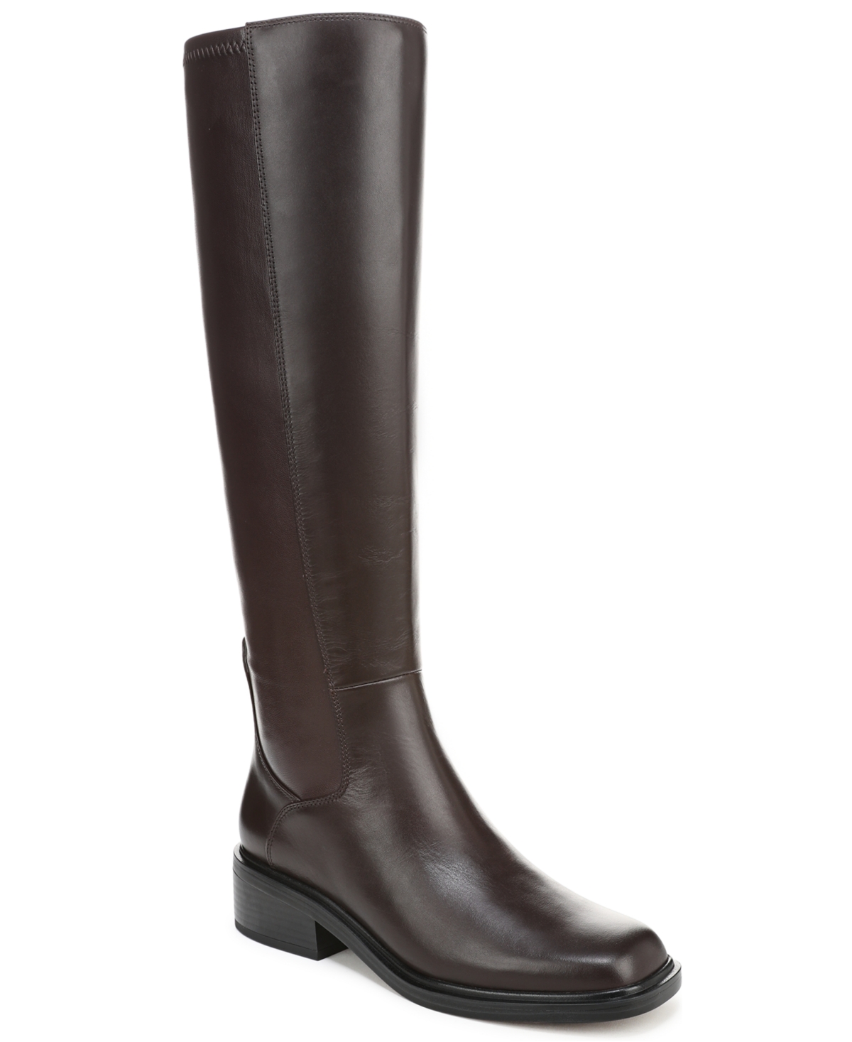 Franco Sarto Franco Gisella Knee High Boot (Castagno Brown Leather) 8.5 W Square Toe