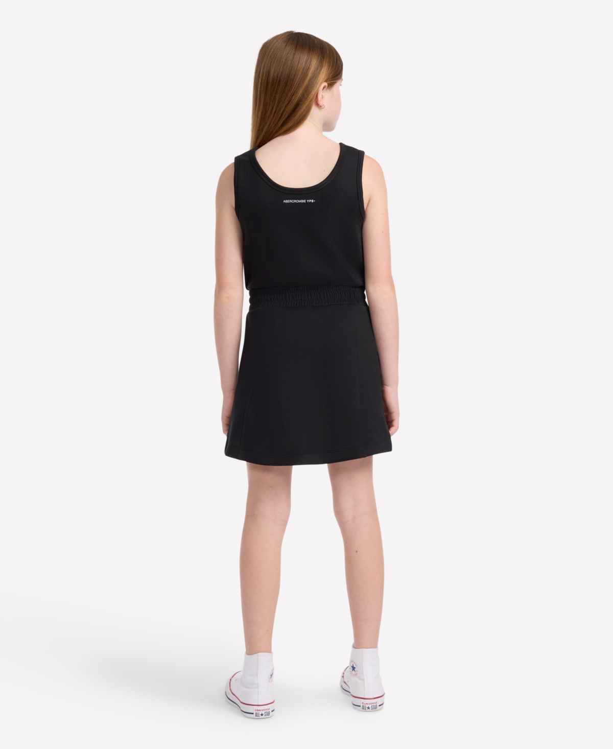 Abercrombie Girls Ypb U Neck Mini Dress In Black