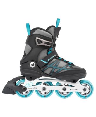 Alexis 80 ALU Gray-Cyan Womens Inline Skates