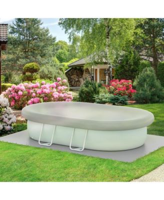 Above Ground Swimming Pool, Semi-Inflatable Frame Pool,