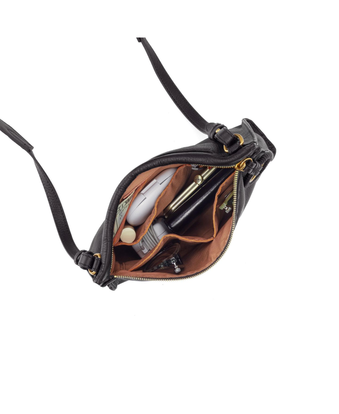 Женская сумка HOBO Austin Medium Crossbody, цвет: Чёрный — фото 3