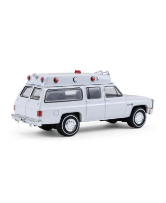 1/64 1983 Chevrolet Suburban K20 Custom Deluxe Ambulance Plain White Hobby
