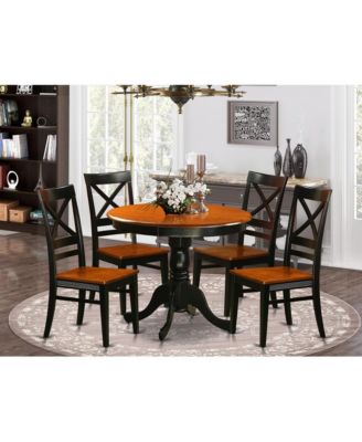 Dining set - 5 Pcs with 4 Wood Chairs