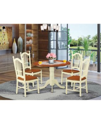 5 Pc Kitchen nook Dining set - Kitchen dinette Table and 4 Kitchen Chairs