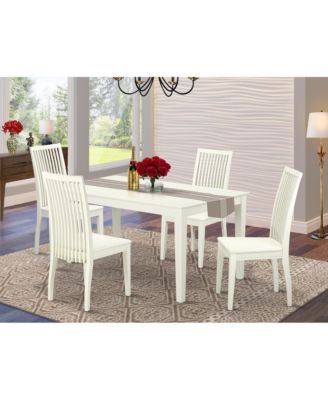 Dining Room Set Linen White