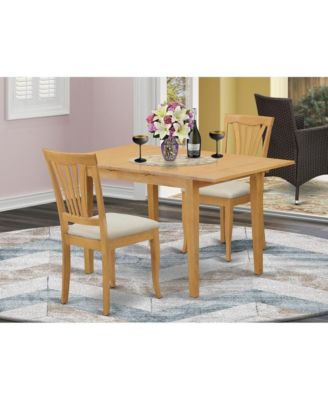 3 PcSmall Kitchen Table set - Kitchen Table and 2 Dining Chairs