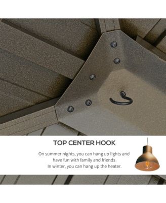 12 x 12 Hardtop Patio Gazebo, Netting Curtains,