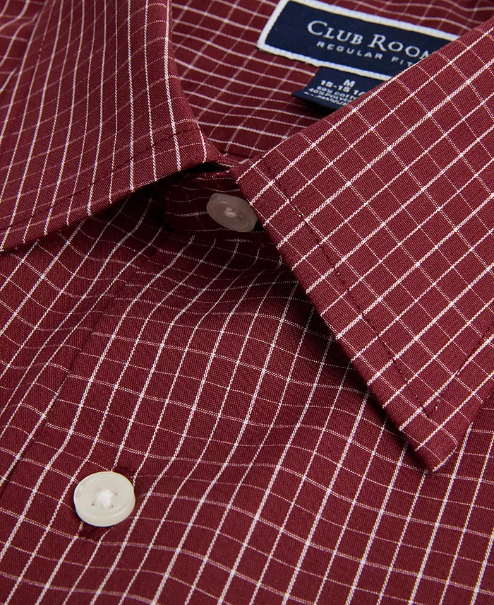 Men's Regular-Fit Micro Check Dress Shirt - thumbnail 7