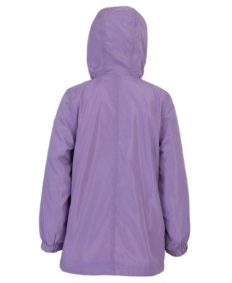 Big Girls Fleece Lined Rain Jacket