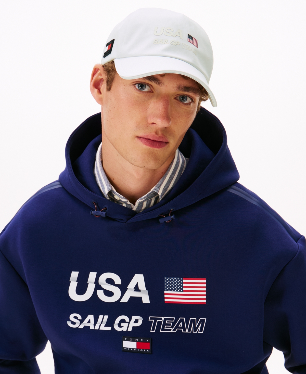 Tommy Hilfiger Sailgp Baseball Cap In White