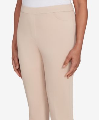 Petite Urban Legend Fitted Twill Medium Length Pants