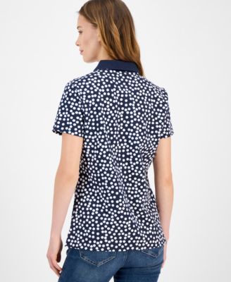Women's Snow Dot Polo Shirt