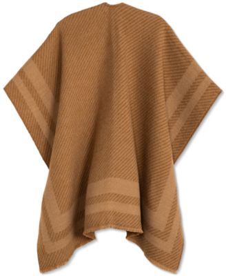 Lauren Ralph Lauren - Woven Twill-Border Ruana