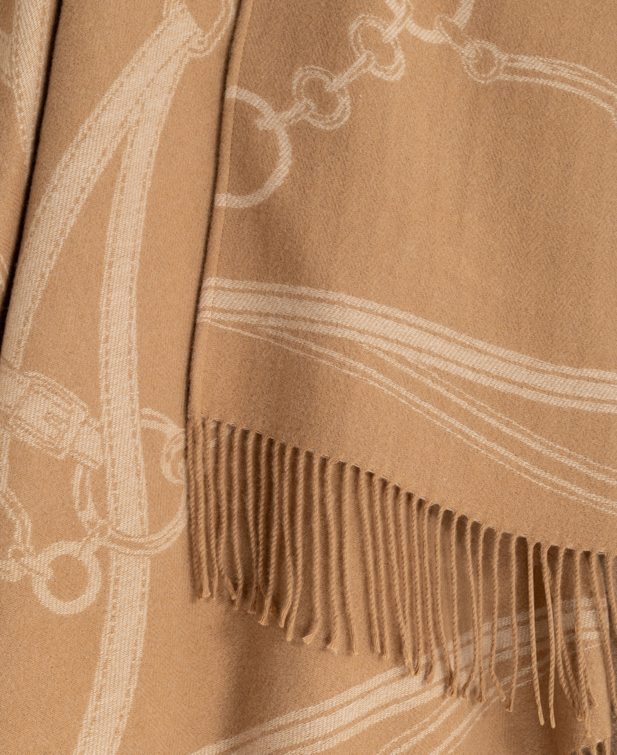 Lauren Ralph Lauren Equestrian Jacquard Oversized Ruana