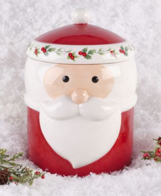 Santa Lidded Canister