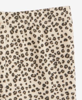 Baby Girls Mix and Match Leopard-Print Rib Pants, Macy's Exclusive