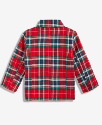 Baby Boys North Pole Cotton Flannel Blazer, Macy's Exclusive