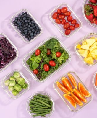 24-Pc. Glass Storage Containers with Lids