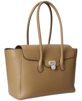 Pebbled Leather Extra-Large Tanner Satchel