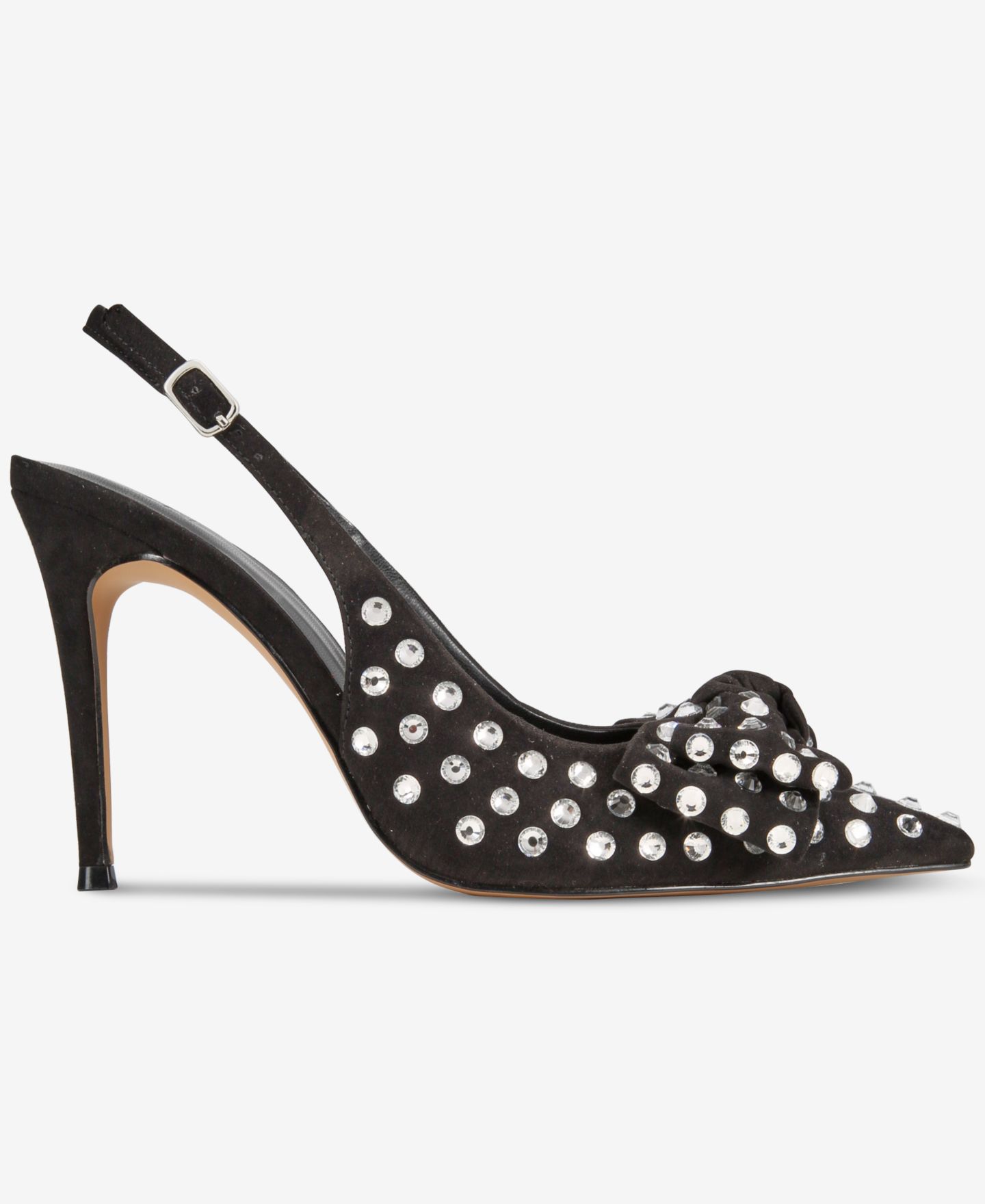 Женские туфли AAJ By Aminah Gemma Bow Slingback, цвет: Чёрный — фото 2
