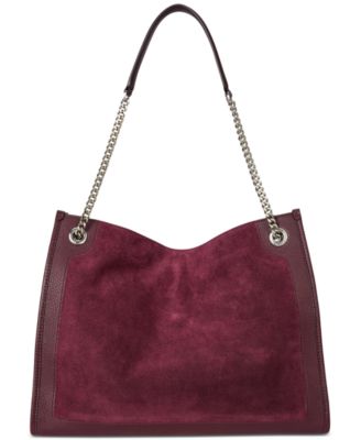 Suede Large Bradley Shopper Tote Bag