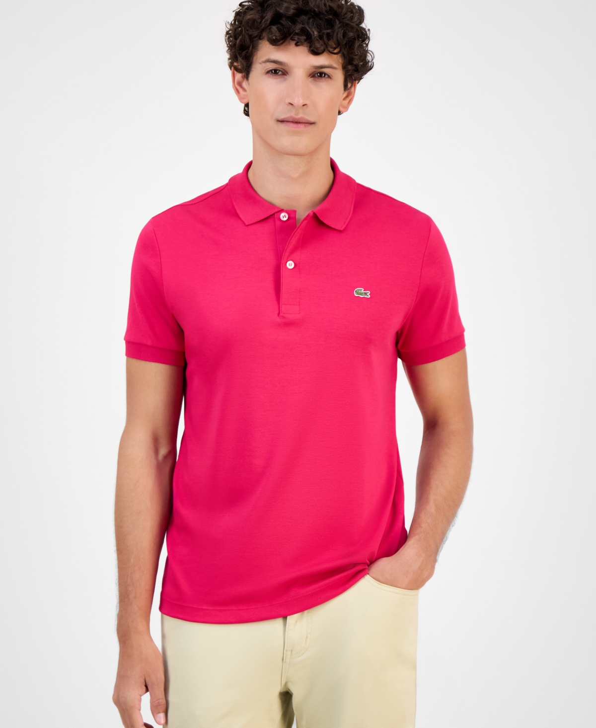 Lacoste Men's Regular Fit Soft Touch Short Sleeve Polo Shirt