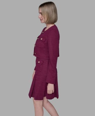 Women's Knit Tweed Jacket