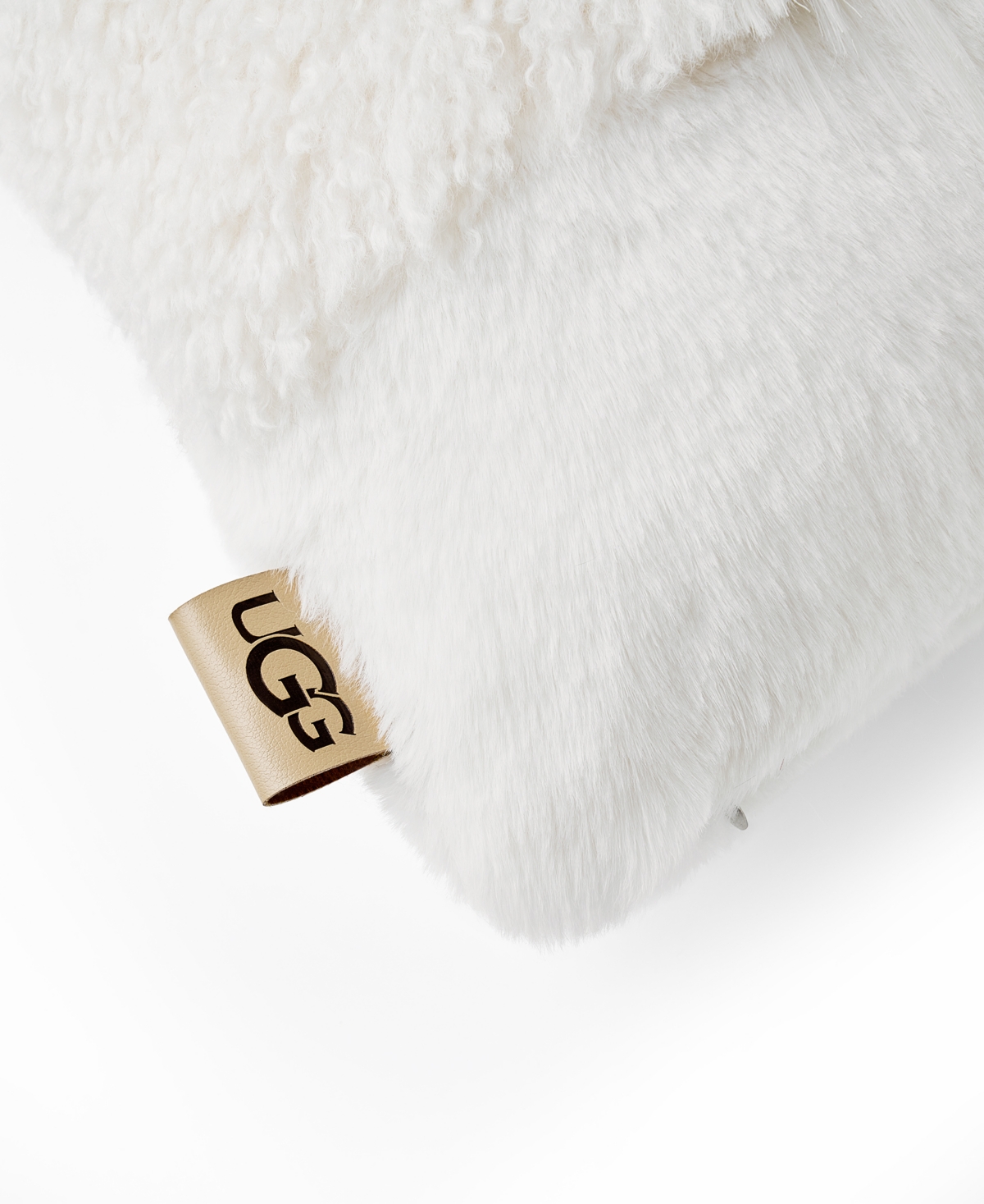 Ugg Corben Patchwork Decorative Pillow, 14" X 30" In White