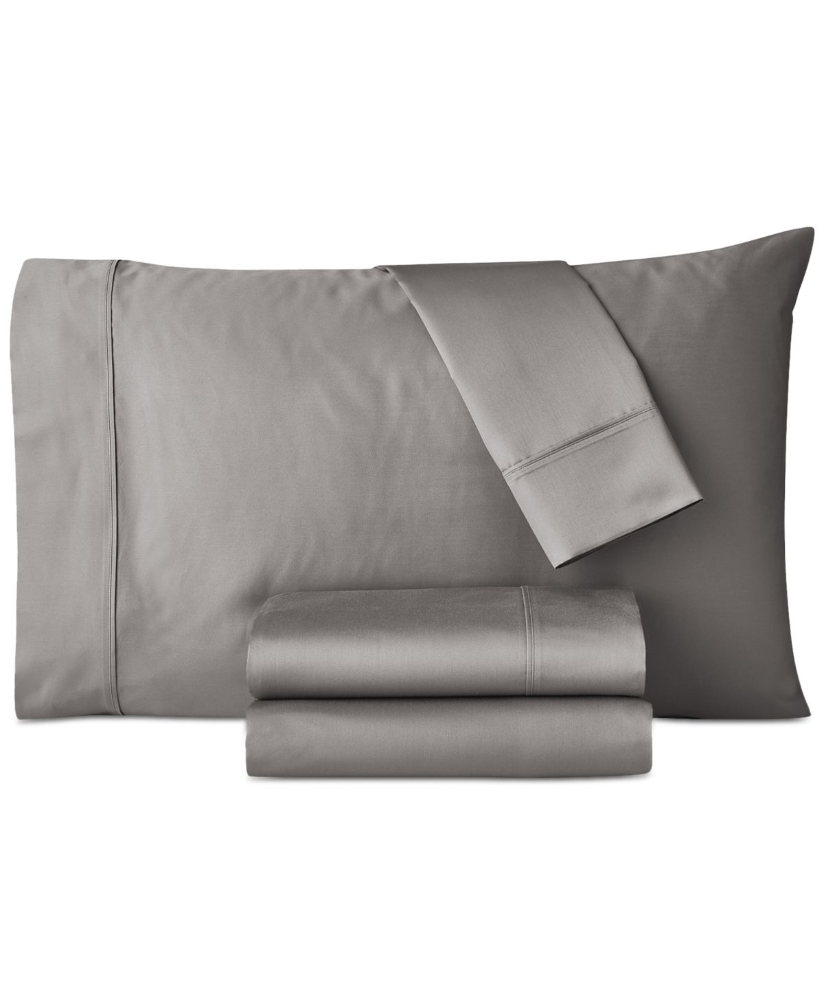 Sunham 1200-thread Count Solid 4-pc. Sheet Set, Queen In Gray