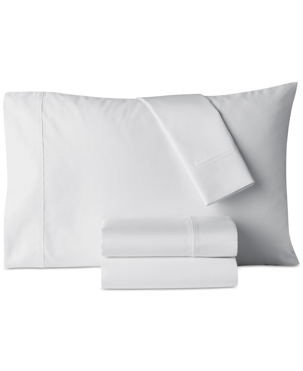 Sunham 1200-thread Count Solid 4-pc. Sheet Set, Queen In White
