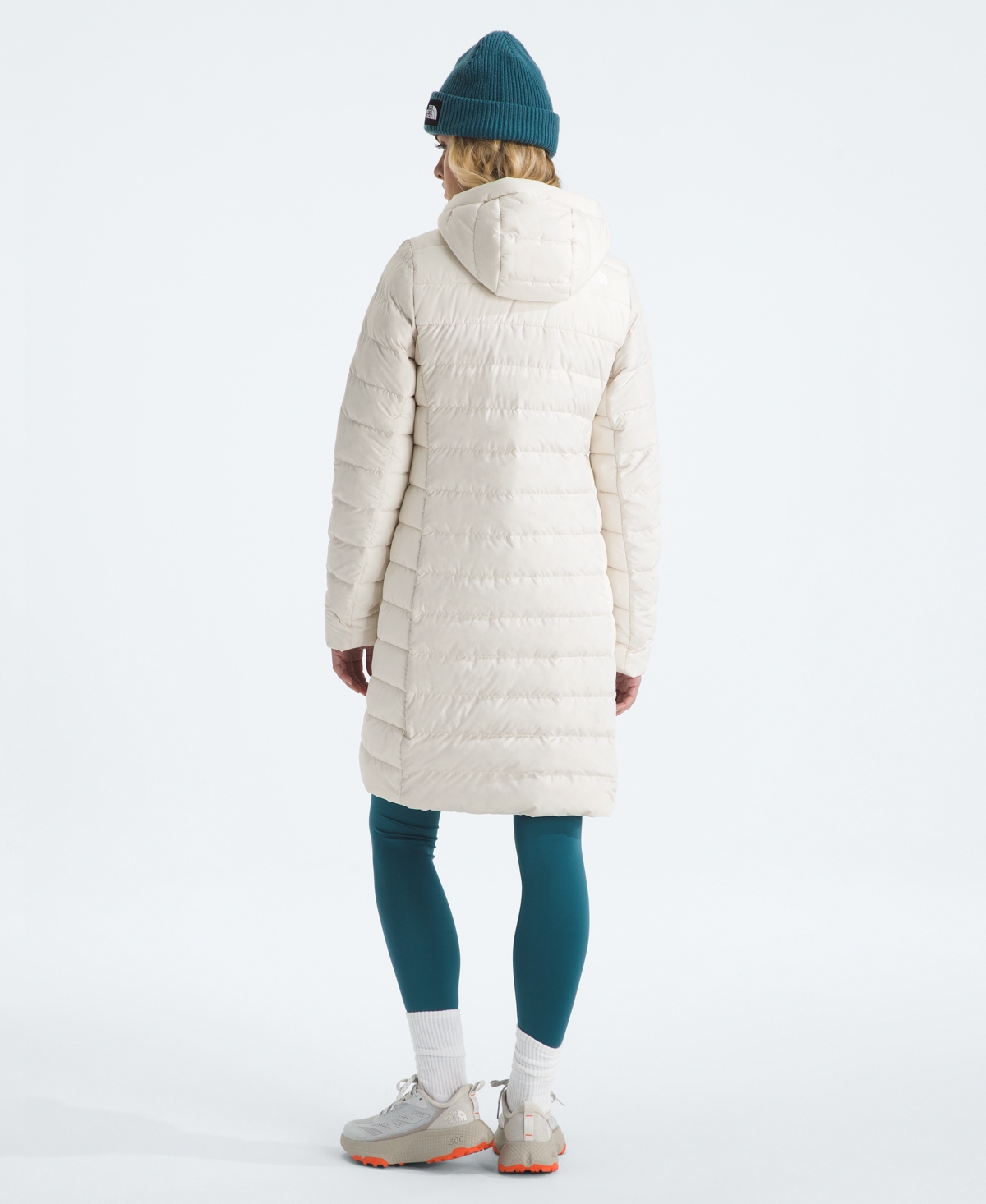 The North Face Aconcagua Water Repellent Parka In White